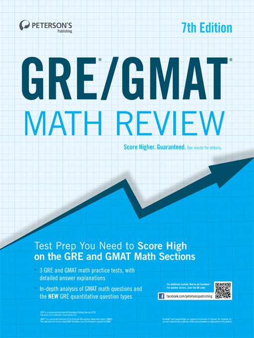Title details for GRE/GMAT Math Review by Peterson's - Available